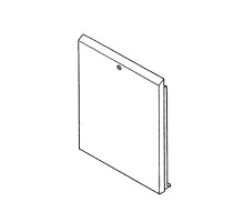 Панель корпуса котла (задн.) T17 (0020035549)